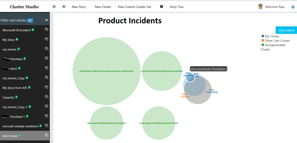 Cluster Studio tool screenshot.