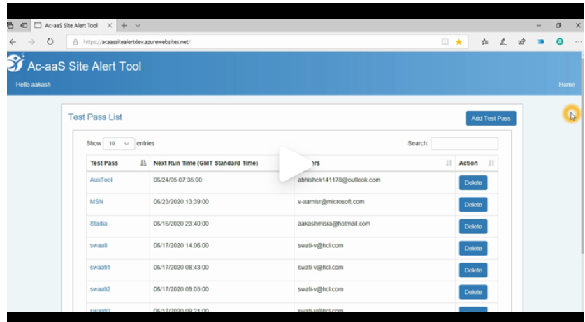 Site Monitoring Video